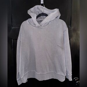 ZARA Oversized Hoodie – Gray – Size XL